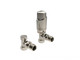 Kartell Design Twin Pack Angled Thermostatic Radiator Valve Brushed Nickel Kartell Design Twin Pack Angled Thermostatic Radiator Valve Brushed Nickel